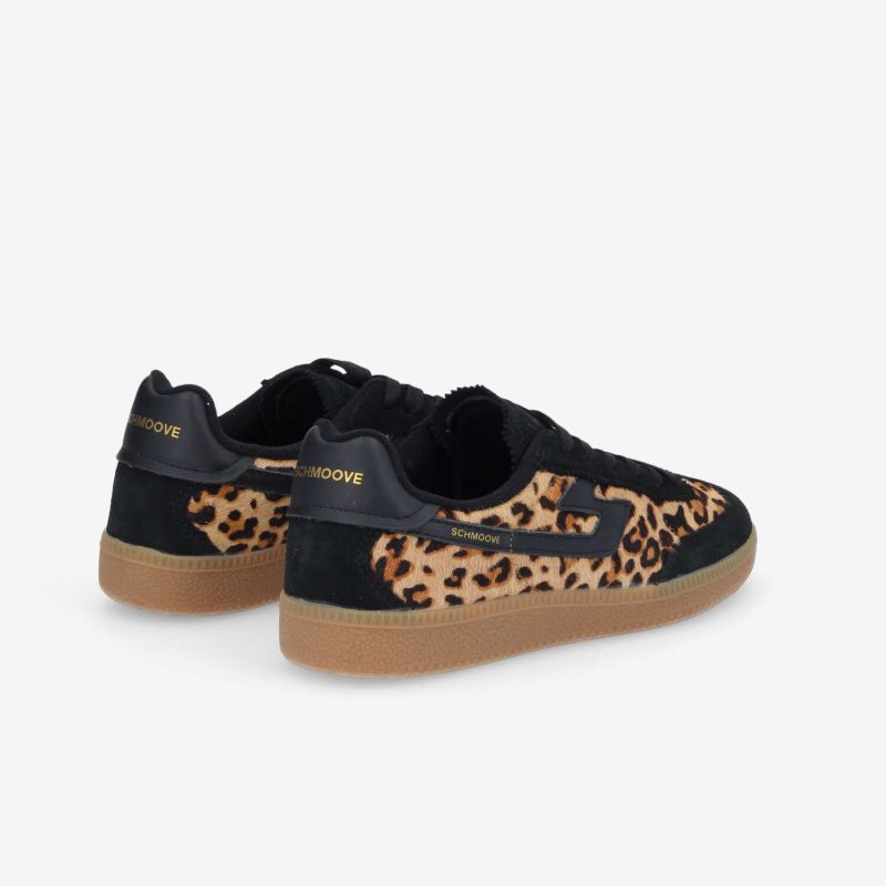 SHEFFIELD JOGGER W - P.PONYLEO/SUEDE -  LEOPARD/NOIR